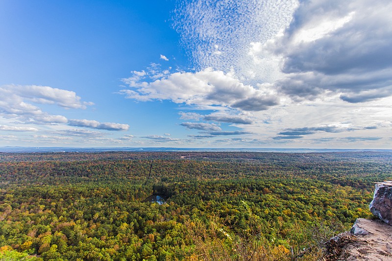 Panoramic views await at the King's Chair overlook.