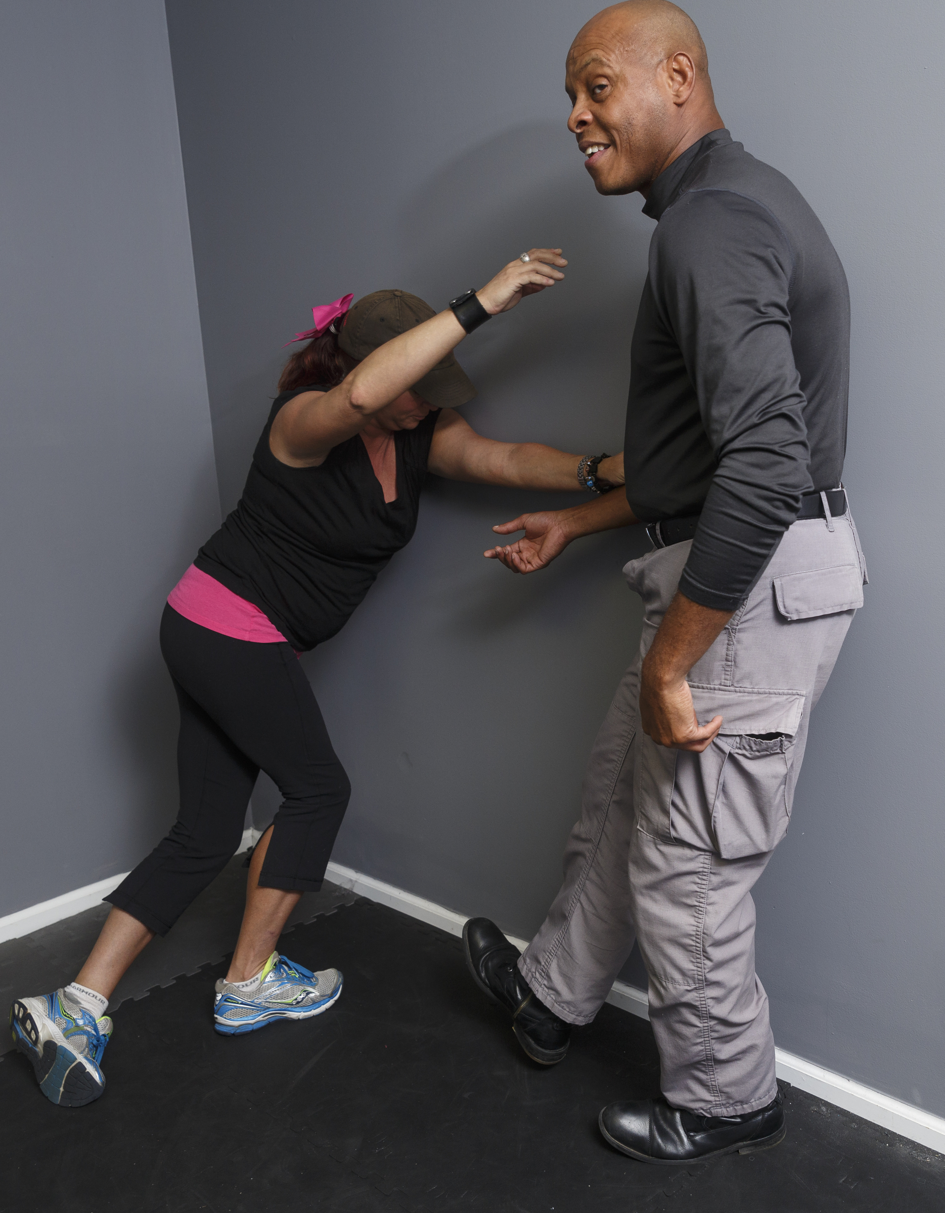 4. The movement will knock the attacker off of you, freeing you to escape.