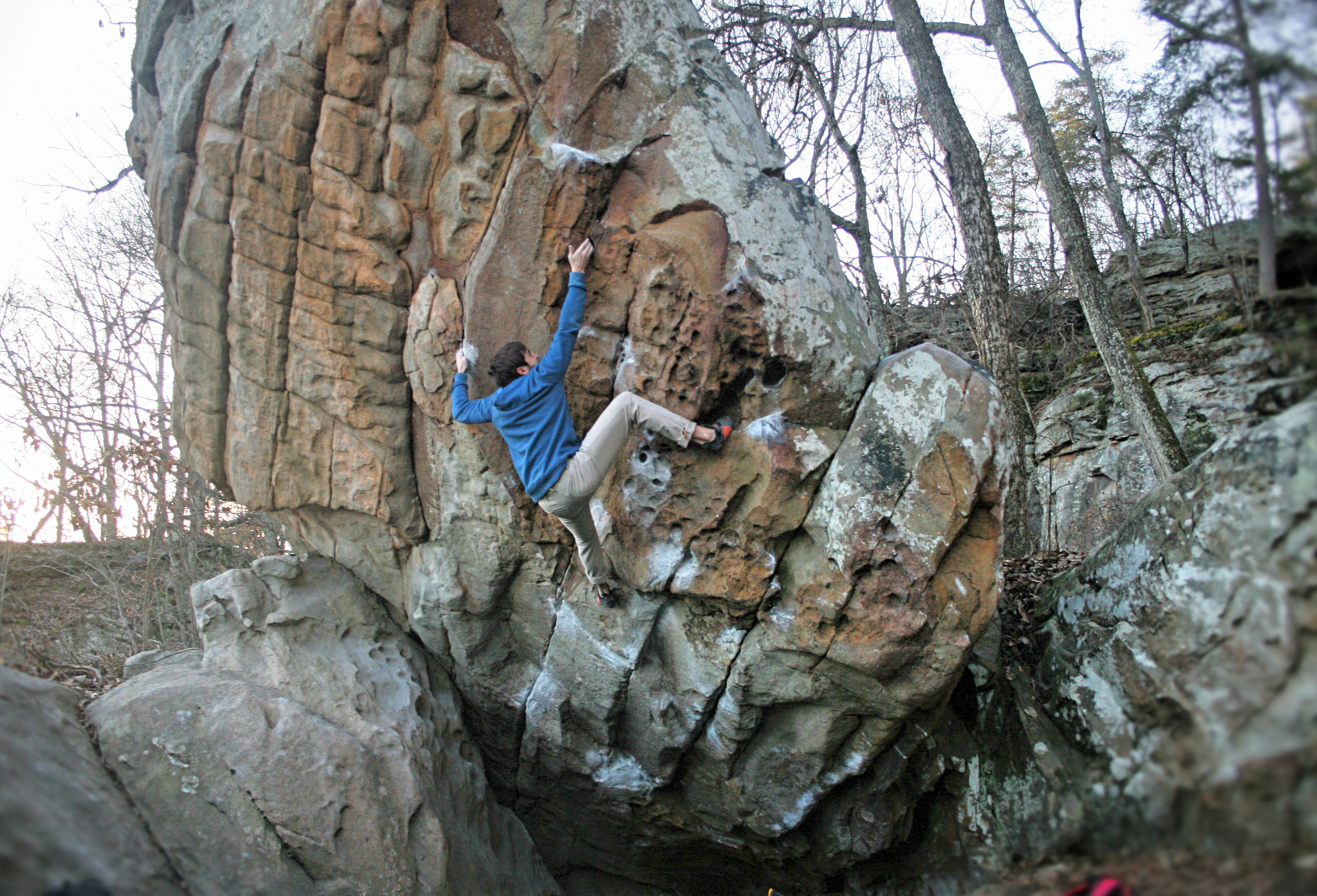 The Triple Crown of Bouldering competition helps show off one of the best boulder fields in the country, located just a short drive from Chattanooga.