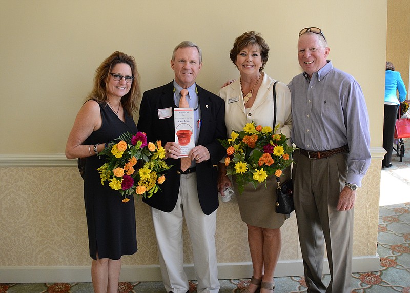 Jeannie Snyder, Curtis Baggett, Joan Rose and luncheon Chairman Greg Love, from left.