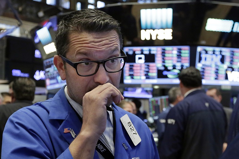 
              FILE - In this Monday, Sept. 26, 2016, file photo, trader Leon Montana works on the floor of the New York Stock Exchange. U.S. stock markets opened slightly higher Wednesday, Sept. 28, 2016, as energy companies are rising with the price of oil. (AP Photo/Richard Drew, File)
            