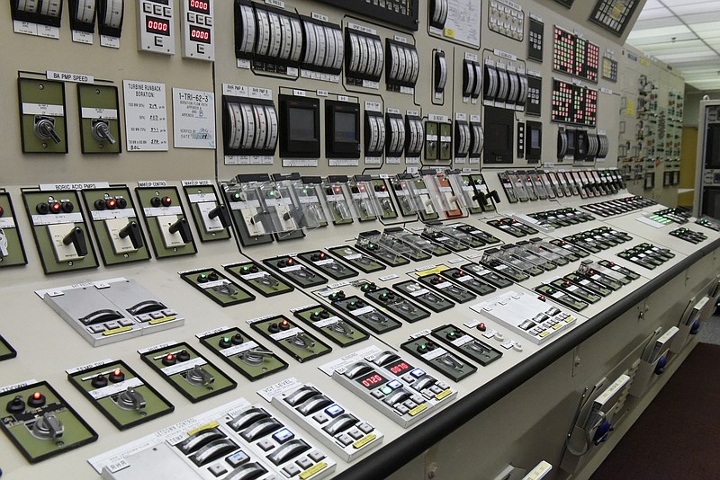 as Unit 2 comes online at the TVA Watts Bar Nuclear Plant on Thursday, Oct. 22, 2015, near Spring City, Tenn. 