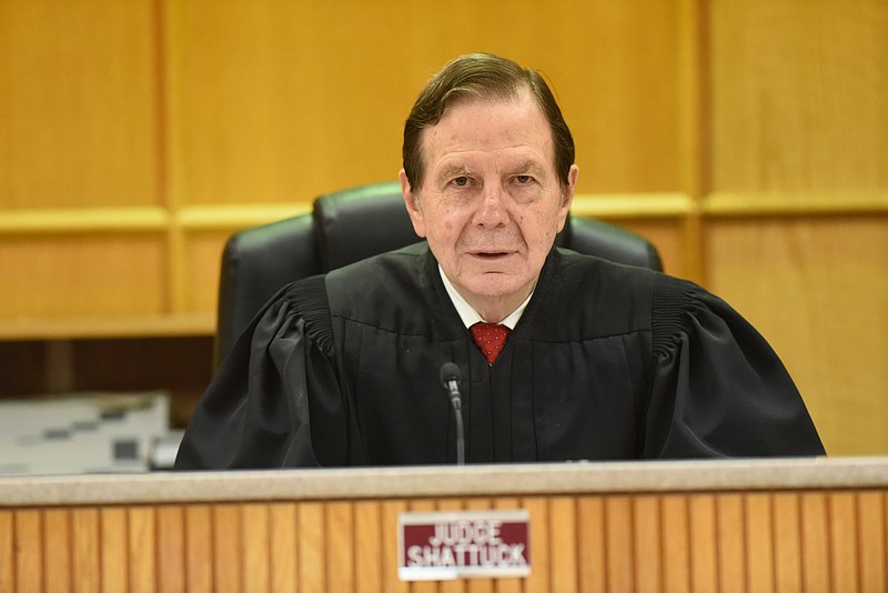 Sessions Court Judge Judge Clarence Shattuck, photographed on the bench Thursday, July 7, 2016.