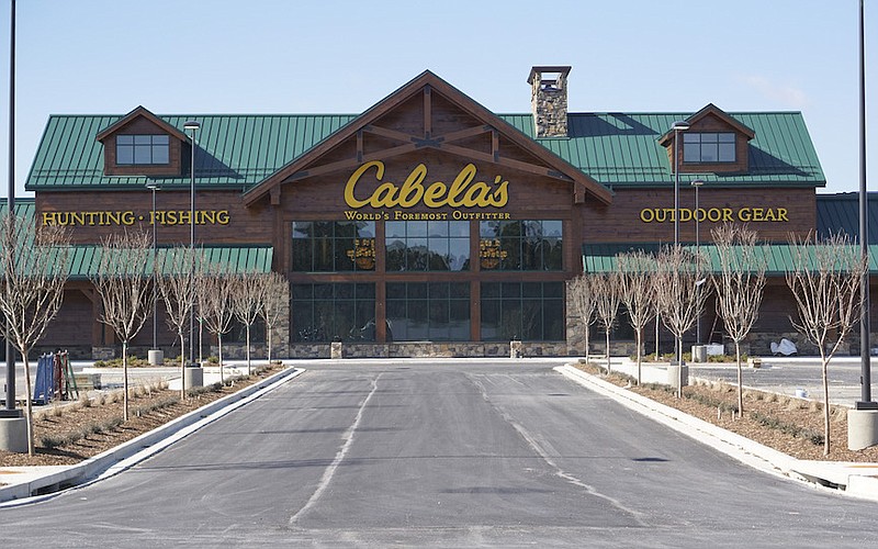 Staff Photo by Dan Henry / The Chattanooga Times Free Press- 2/19/15. Construction on the new Cabela's in Ringgold, Ga., is progressing on Thursday, February 19, 2015.