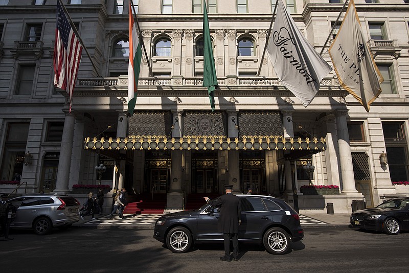 The Plaza Hotel in Manhatten was purchased by Donald Trump in 1988.