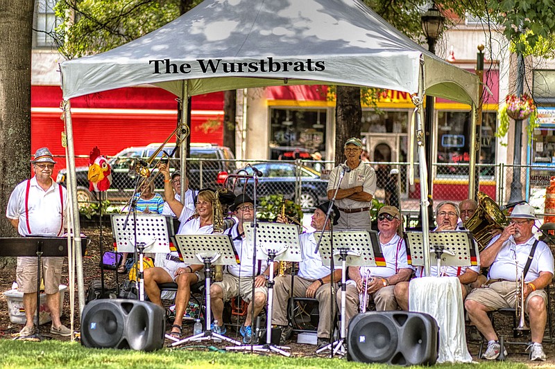 The Wurstbrats, an ensemble from within the Sweet Georgia Sound big band, will play Saturday and Sunday, Oct. 15-16, at Chattanooga Market's Oktoberfest celebration.
