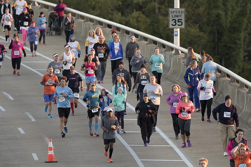 Sunday's 7 Bridges Marathon will be one woman's 96th marathon since Jan