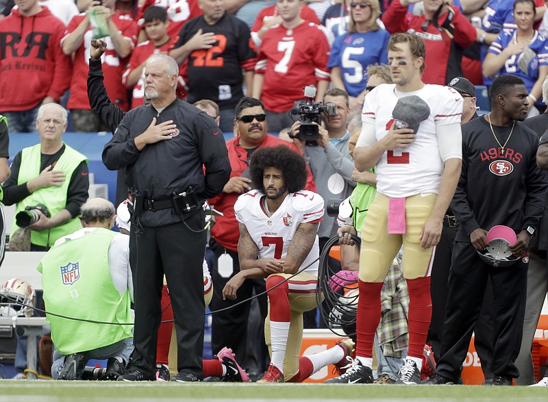 Buffalo fans target Kaepernick for national anthem protest