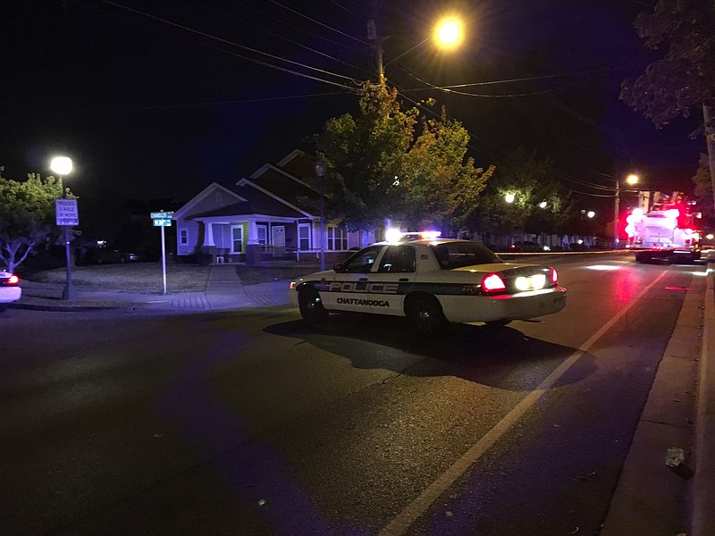 Police respond after Anthony Sherard, 26, was shot Oct. 16 in the Alton Park area. 