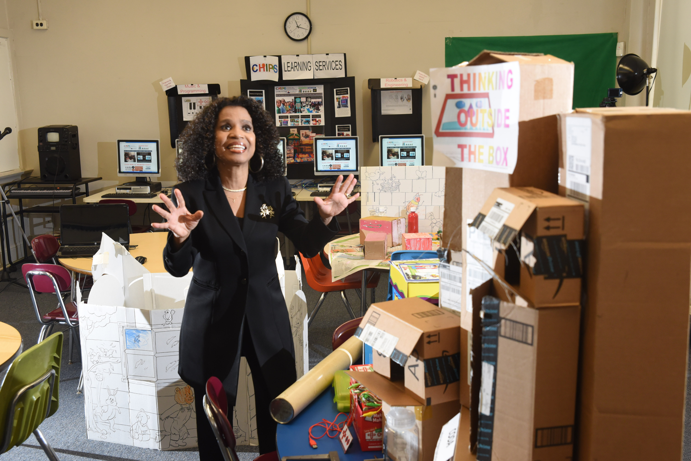 Tekelia Kelly talks about her advanced teaching methods in the Highland Enrichment Learning Program.
