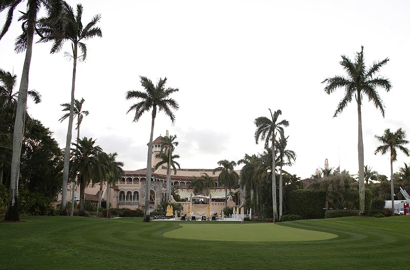 
              FILE - In this March 11, 2016 file photo, the Mar-A-Lago Club, owned by Republican presidential candidate Donald Trump is seen in Palm Beach, Fla.  A staple of Palm Beach’s high-end philanthropy circuit, the Mar-a-Lago Club boasts rich history, an 800-seat ballroom and ocean views. But some major charities and fundraisers are now concerned with a different venue feature: the property’s owner, Donald Trump.  (AP Photo/Lynne Sladky, File)
            