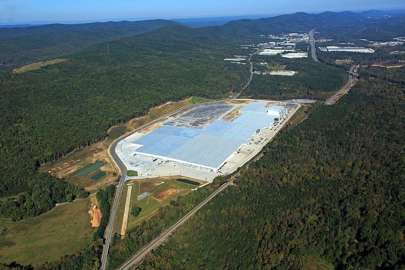 Contributed photo / This Engineered Floors carpet factory in Whitfield County will be the world's largest carpet plant when work is done expanding it 2 million square feet, officials said.