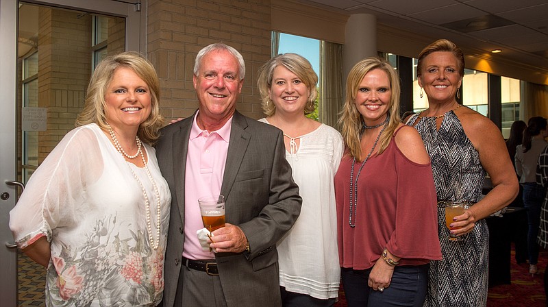 Paige Batten, Bob Reeves, Rebecca Pool, Nickie Schoonover and Melanie Moore, from left.