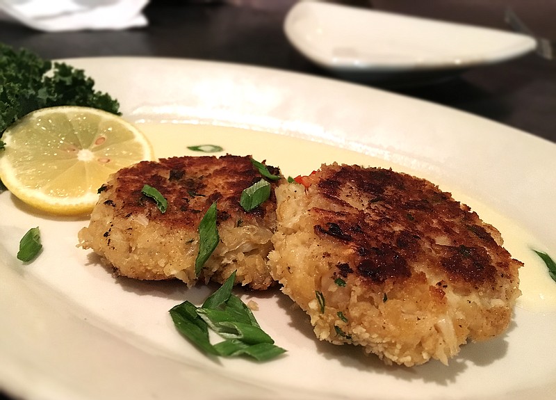 Mount Vernon Restaurant's crab cakes ($11.95 for two) are crispy on the outside and full of flavorful, lump crab meat on in the inside. They're served with a creamy tarragon dijonnaise sauce that adds a full, rich flavor to every bite.