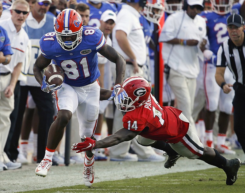 Cornerback Malkom Parrish and the Georgia Bulldogs came up short against receiver Antonio Callaway and the Florida Gators on Saturday afternoon during Florida's 24-10 triumph. Georgia is 4-4 heading into this week's trip to Kentucky.
