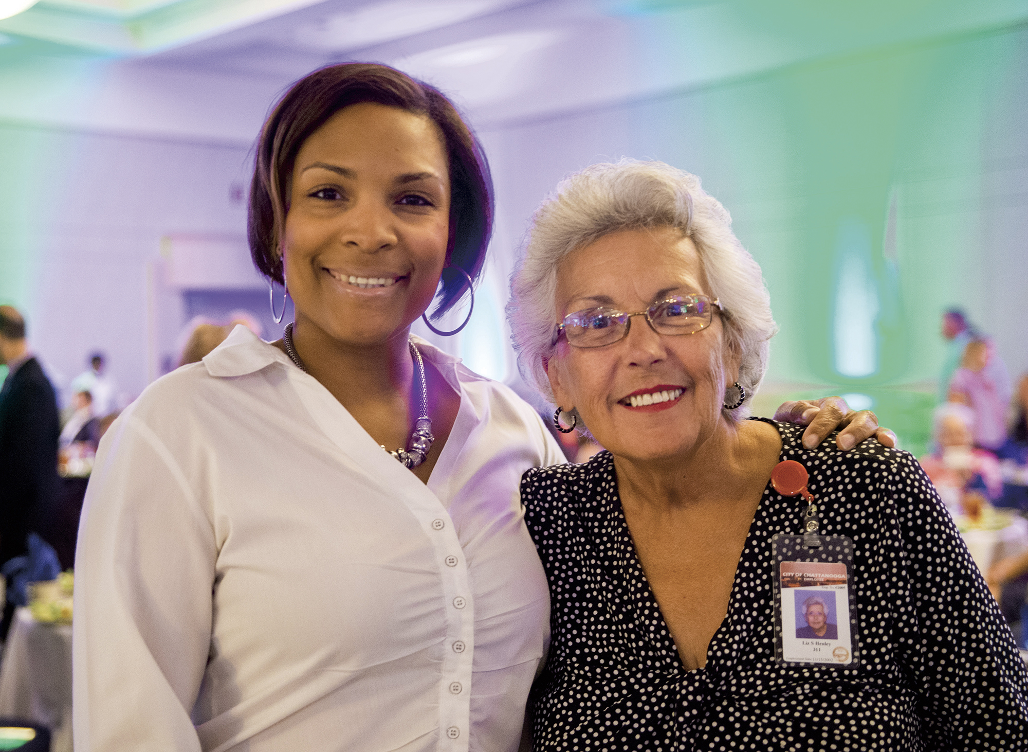 Roshonda Woods and Liz Henley
