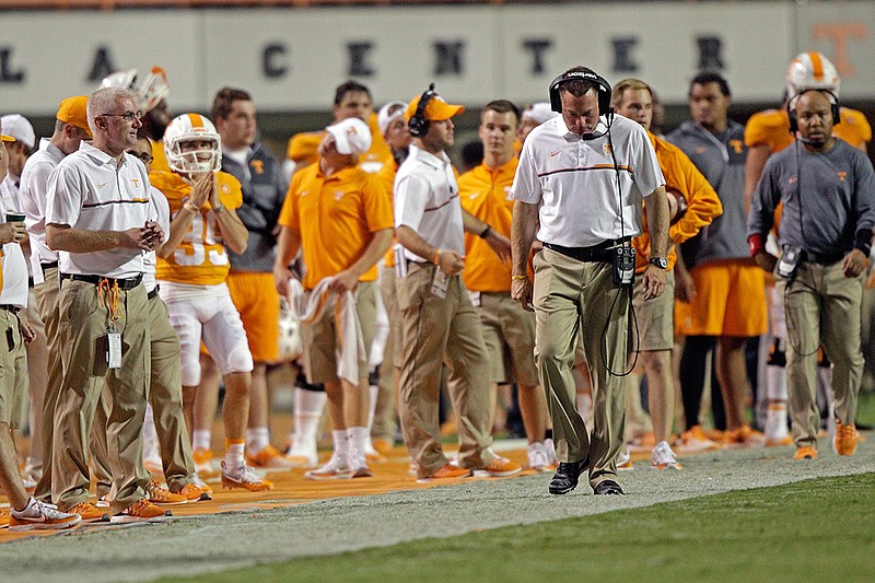 Tennessee coach Butch Jones insists his Vols are "fine" after a "productive" team meeting Sunday night following Saturday's devastating loss at South Carolina.