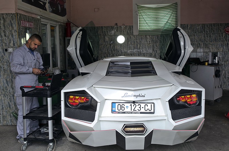 Kosovan sports car enthusiast builds a replica