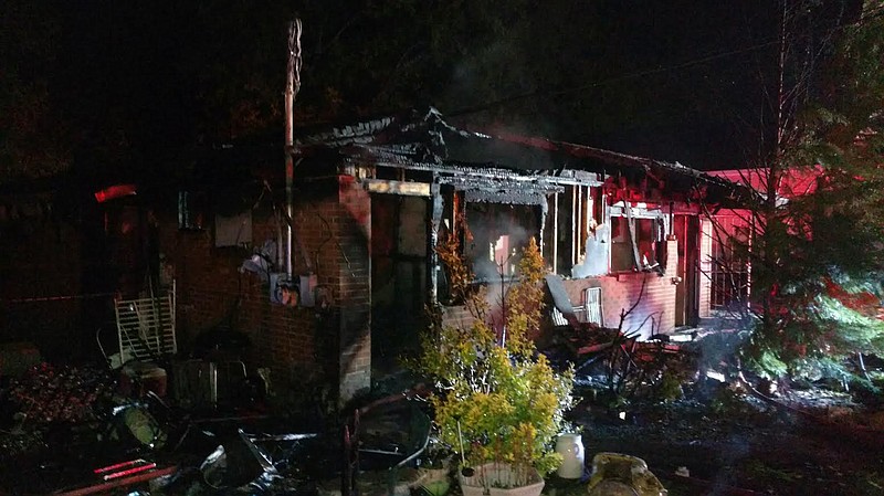 A duplex at 1200 Sheridan Ave. caught fire early Monday morning.