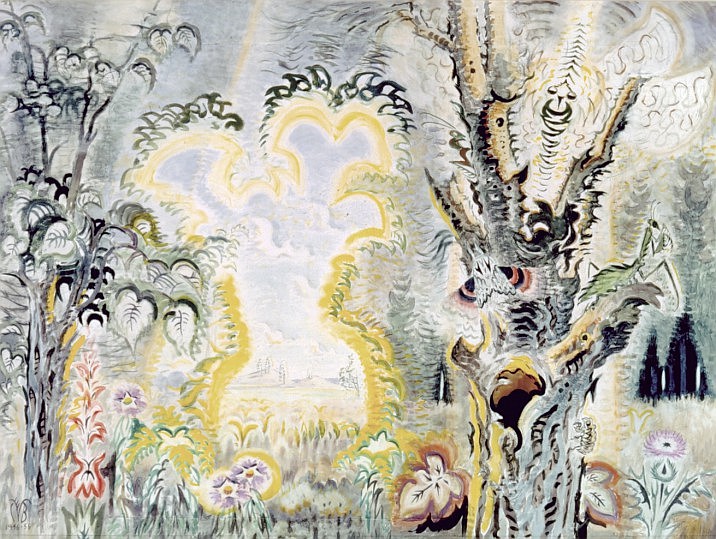 Charles Burchfield's painting "Gateway to September" will be the starting point for an Art + Issues program, "Gateways in Life and Nature," tonight, Nov. 3, at the Hunter Museum of American Art. This gift of the Benwood Foundation, it is an example of how the artist used symbolism to capture the emotions, sounds and other invisible elements that spoke to his senses.