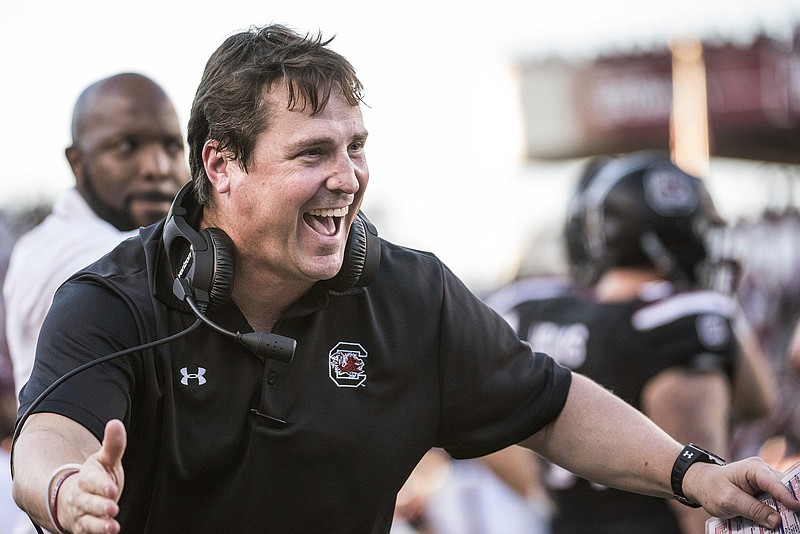 In his second stint as an SEC head coach, Will Muschamp has helped South Carolina's defense improve noticeably, and he led the Gamecocks to an upset of Tennessee last Saturday in Columbia.