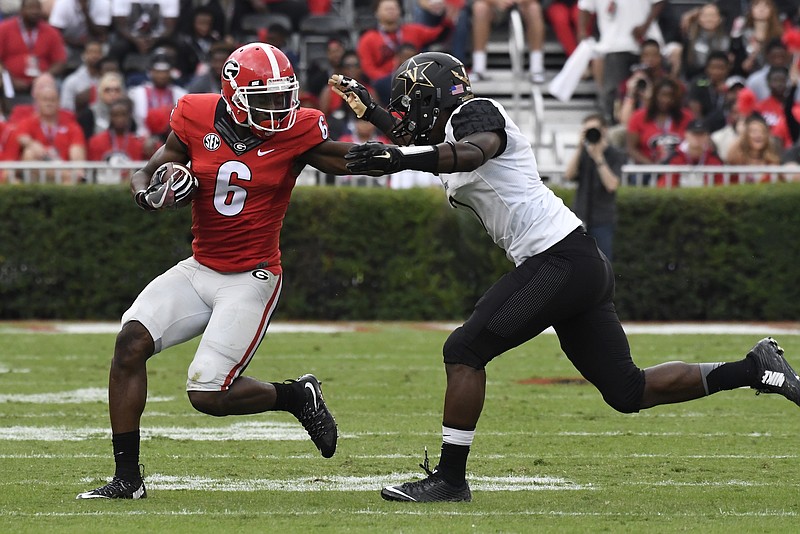 After going without a catch until the fourth game of the season, Georgia junior Javon Wims has led the Bulldogs in their last three contests with 132 receiving yards.