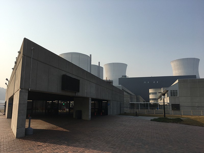 An unfinished nuclear power plant in northeast Alabama.