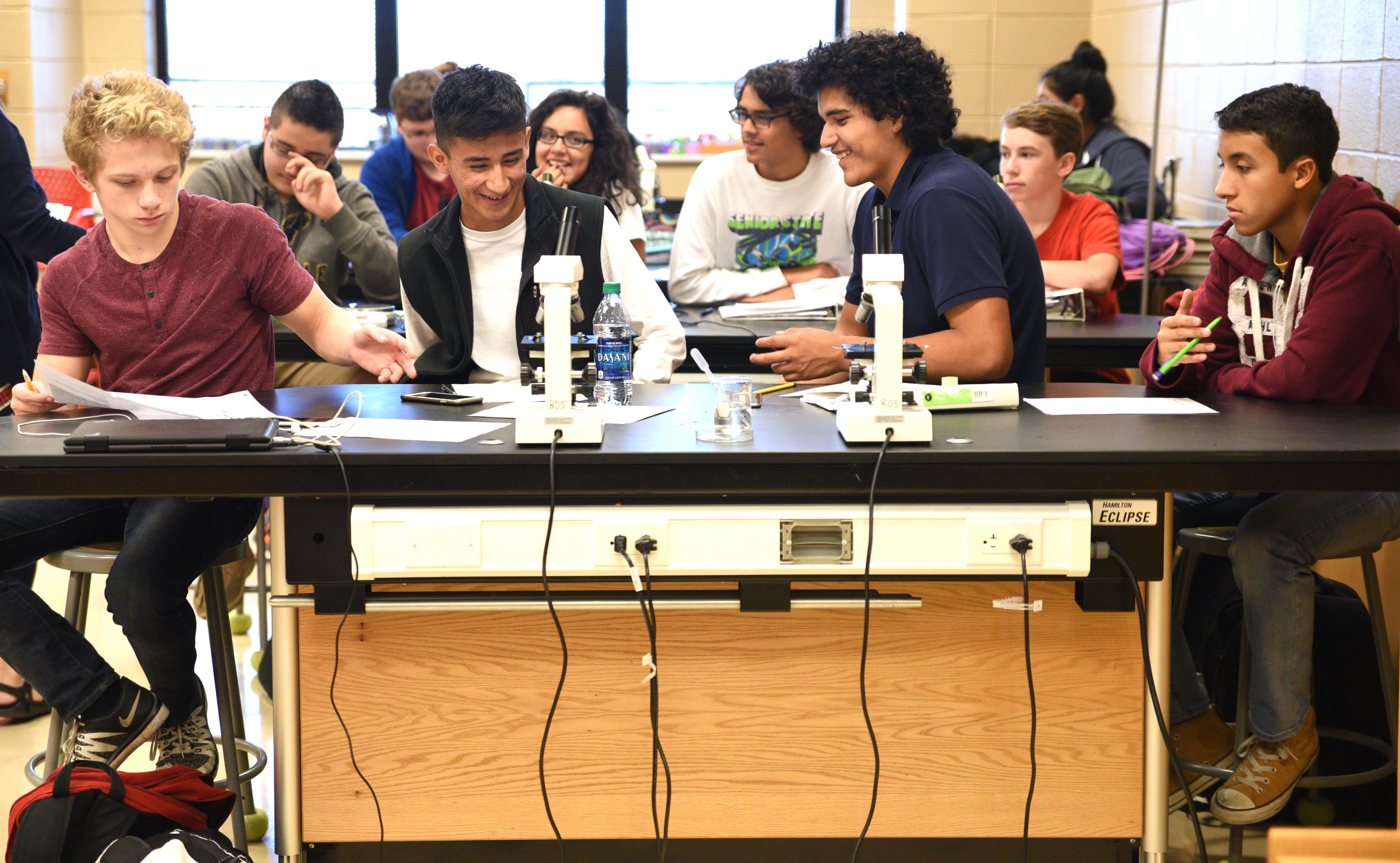 Students fill a classroom Wednesday, Nov. 16, 2016 at Dalton High School.