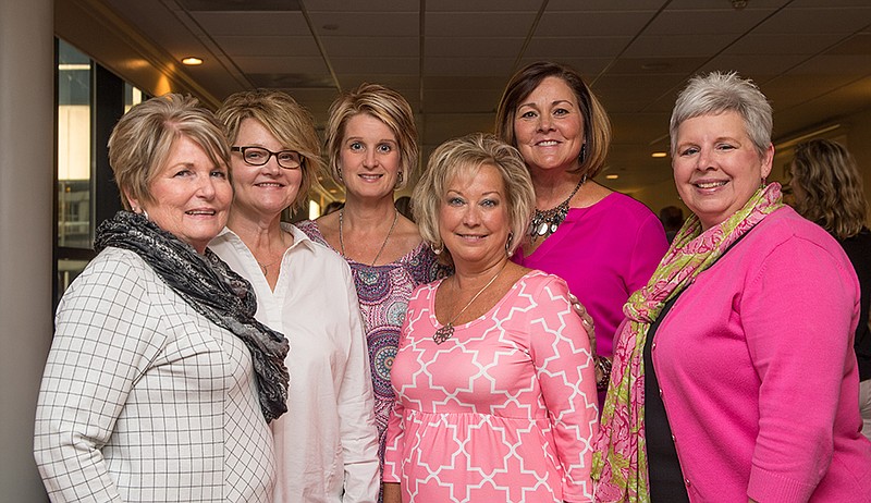 Jo Sauls, Jill McLean, Laura Covington, Susan Stout, Melanie Reeves and Cindy Pare