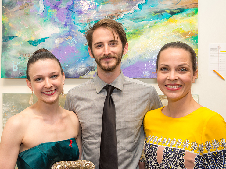 Hannah Locke, Ben Smythe and Danielle Kyle