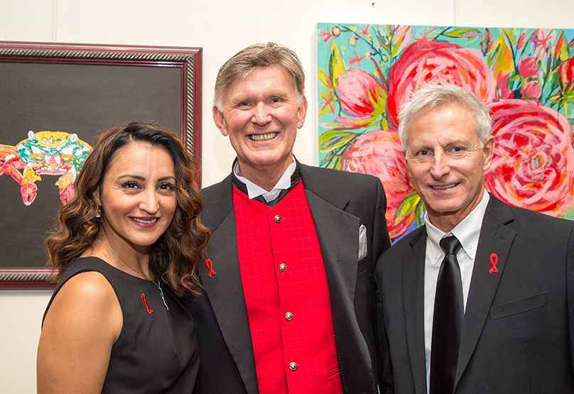 Sandra Stockman, Mike Rice  and Perry Voclain