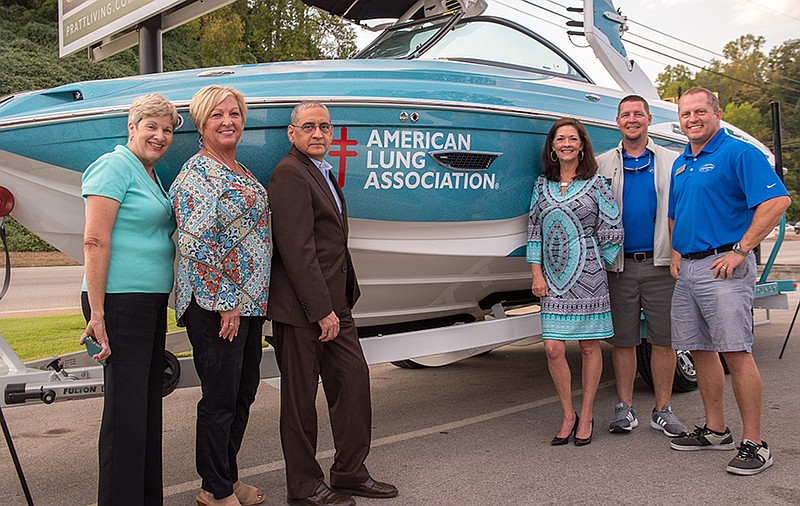 Shirley Cudabac, Lisa Eaves, Dr. Alvaro Valle, Melinda Wheeler, Jeff Lacey and Michael Porter