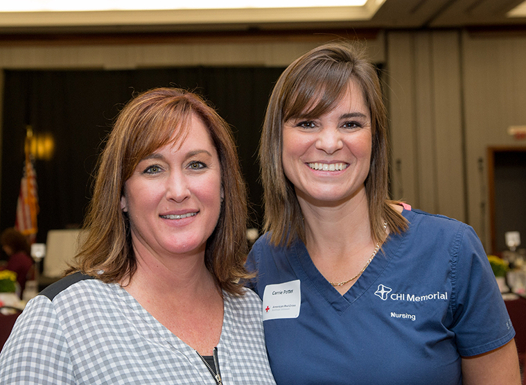 Rebecca Jones and Carrie Potter