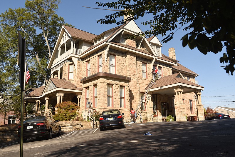 The Mayor's Mansion Bed & Breakfast on Vine Street was built in 1889.