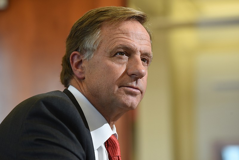 Tennessee Governor Bill Haslam talks about education and his budget to the editorial board at the Times Free Press.