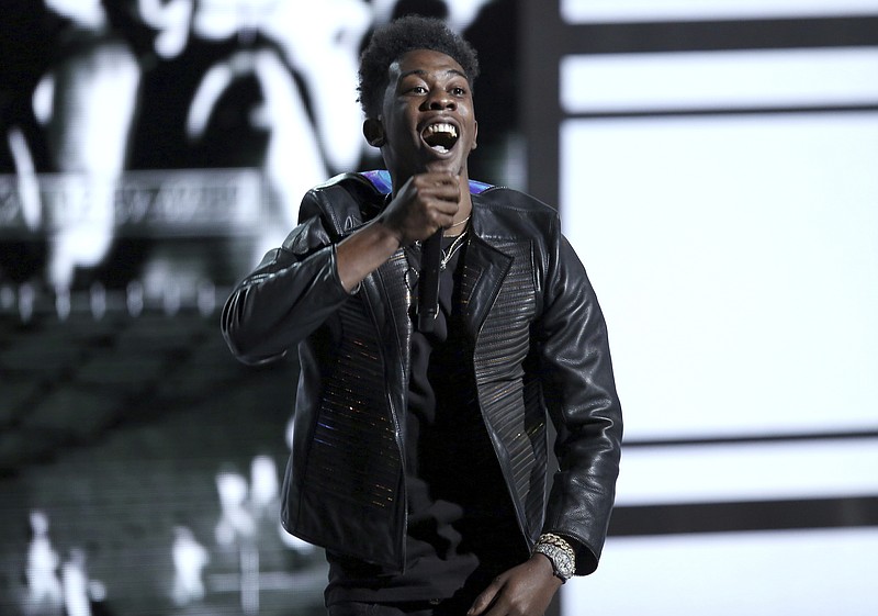 
              FILE - In this June 26, 2016 file photo, Desiigner performs "Panda" at the BET Awards in Los Angeles. Misdemeanor drug and menacing charges against rapper Desiigner, whose real name is Sidney Selby, have effectively been dropped less than three months after his arrest in New York. Police said in September that the performer waved a handgun during a road rage dispute while riding with friends in a hired car. (Photo by Matt Sayles/Invision/AP, File)
            