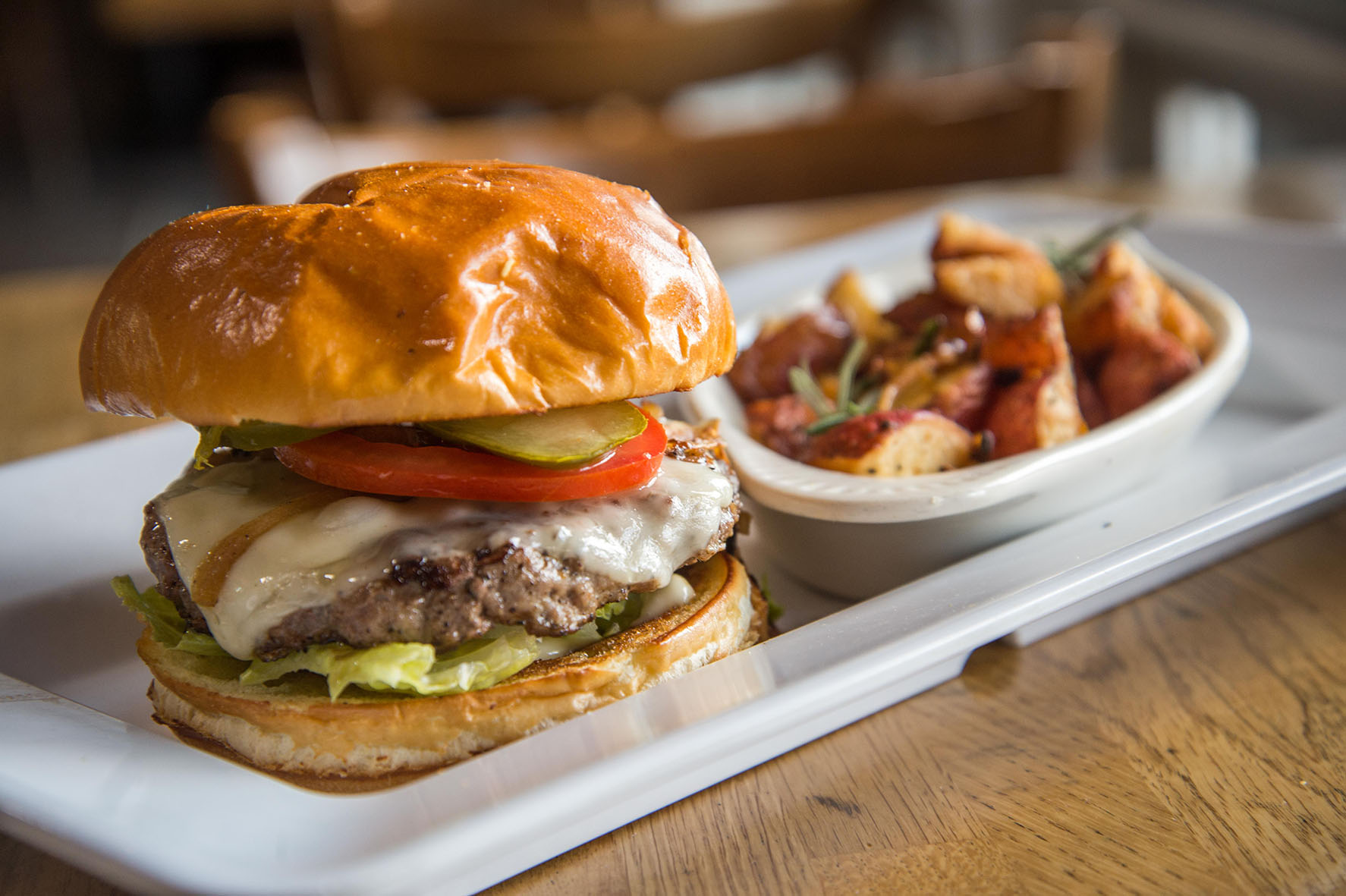 The Carnie Burger at Mellow Mushroom. (photo by Mark Gilliland)