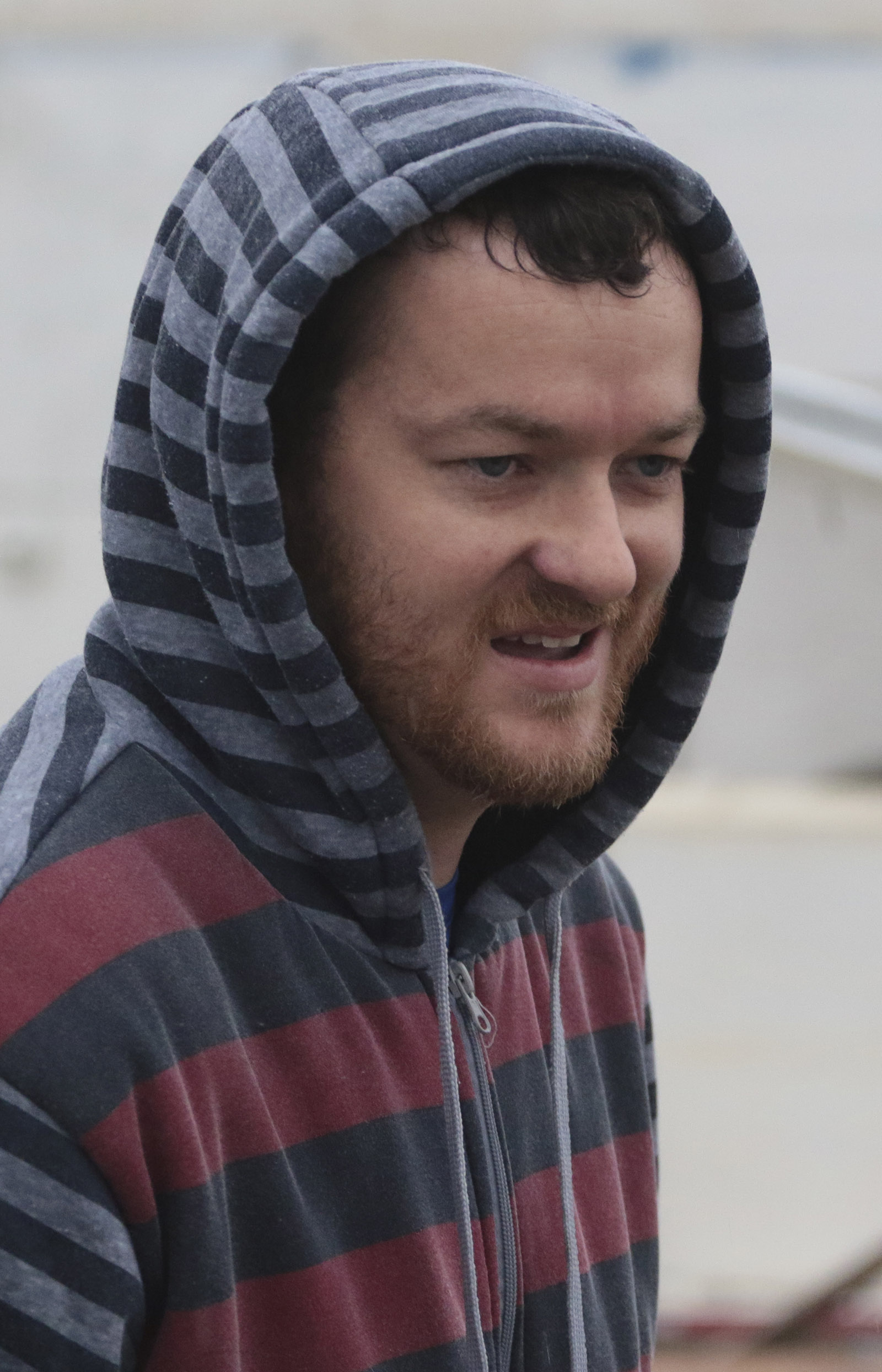 Staff Photo by Dan Henry / The Chattanooga Times Free Press- 11/30/16. Chris Summerford, speaks about losing three family members overnight to a suspected tornado that rocked the Rosalie, AL, community on Wednesday, Nov 30, 2016.
