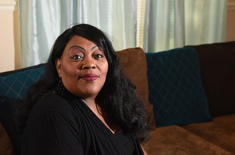 Eunice White sits in her home Friday, Dec. 2, 2016. White received $250 from the Neediest Cases Fund.