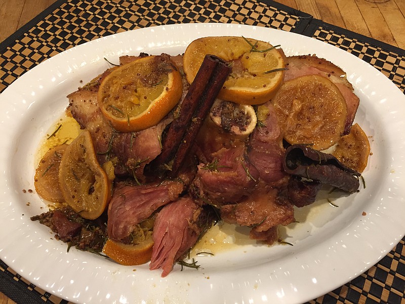 This holiday ham recipe was done in the slow cooker, so it's easy-to-make and delicious meal and also let's you spend time with the family rather than in front of the stove for hours.