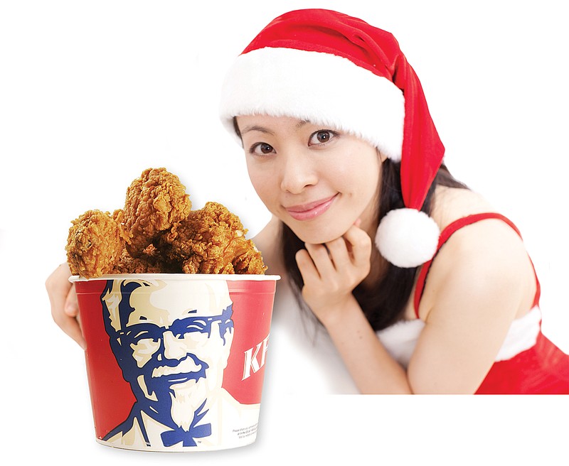 A massive ad campaign back in 1974 has convinced Japan that KFC is the finger-lickin'-good dinner for Christmas Eve.