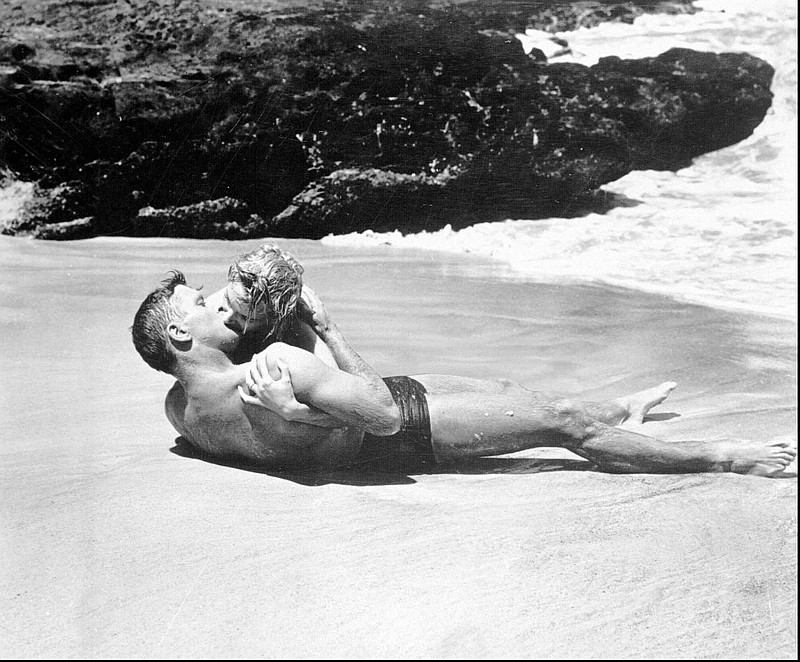 Burt Lancaster and Deborah Kerr appear in this passionate scene from the 1953 movie "From Here to Eternity." The film will play Sunday, Dec. 11, and Wednesday, Dec. 14, at East Ridge 18.