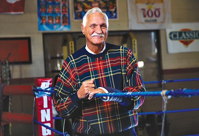 Joe Smith, a caseworker for the Neediest Cases Fund and director of the YCAP ministry program, is photographed in the YCAP boxing gym on Friday, Dec. 9, 2016, in Chattanooga, Tenn.