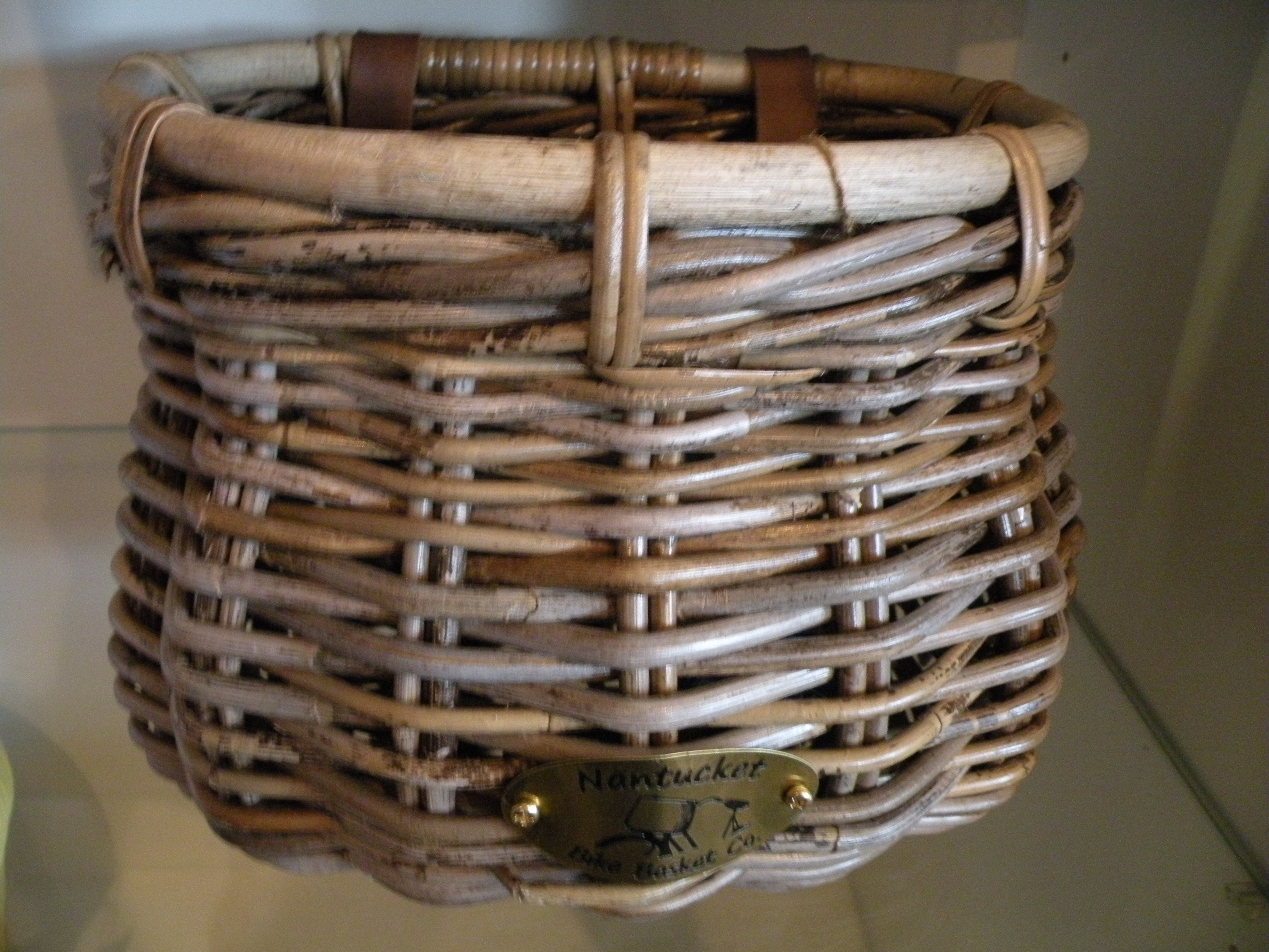 Nantucket Bike Basket Co.'s handcrafted bike baskets are available in sizes for the whole family at Yessick's on Signal.