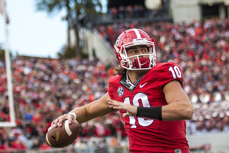 Georgia quarterback Jacob Eason looks to rebound from a tough finish against Georgia Tech when the Bulldogs face TCU in the Liberty Bowl on Dec. 30.