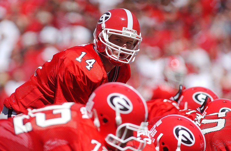 David Greene, who had a 42-10 record as Georgia's starting quarterback from 2001 to 2004, now hosts "Film Room" on the SEC Network.