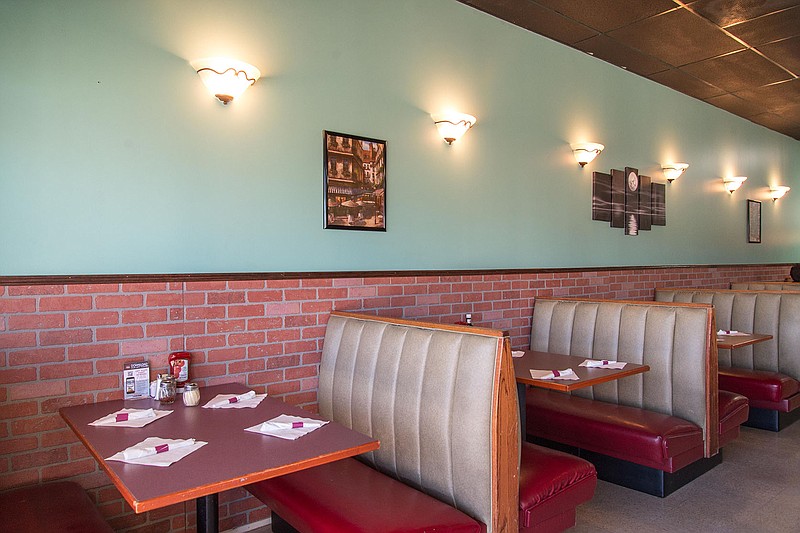 Some of the new renovations inside Toscano's. (Photo by Mark Gilliland)