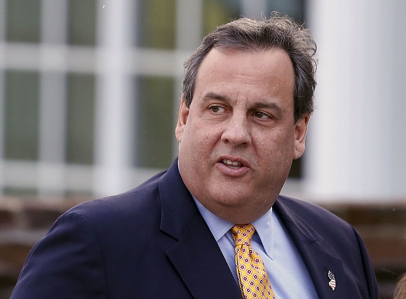 
              FILE - In this Sunday, Nov. 20, 2016 file photo, New Jersey Gov. Chris Christie arrives at Trump National Golf Club Bedminster clubhouse, in Bedminster, N.J., for meetings with President-elect Donald Trump. Christie could profit from a book deal before he leaves office, while legislative staff and judges' salaries would rise under a bill being considered in the Assembly and Senate. Both chambers are expected to weigh the measure in committee on Thursday, Dec. 15, 2016. (AP Photo/Carolyn Kaster, File)
            