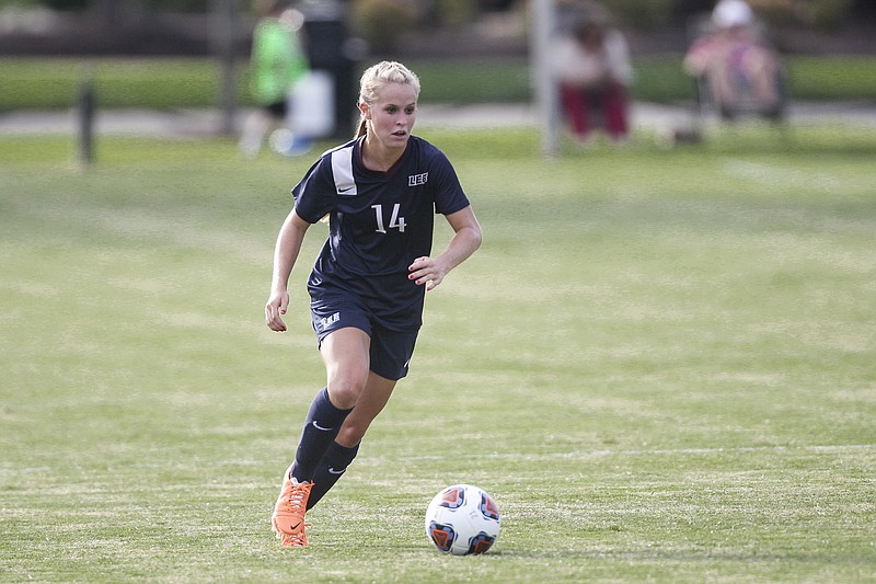 Lee University junior forward Summer Lanter from Soddy-Daisy was named to the NSCAA Scholar All-American second team for NCAA Division II.