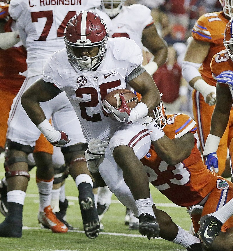 Alabama freshman tailback Joshua Jacobs has averaged 6.6 yards per carry this season for the top-ranked Crimson Tide and scored a touchdown off a blocked punt in the SEC title game.